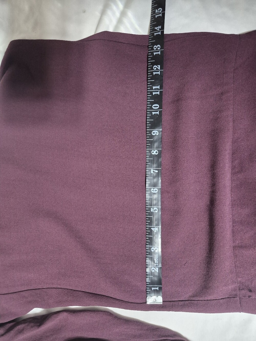 Eileen Fisher XL 100% Silk Wide Leg Pants Plum Purple Pull On - Picture 13 of 13